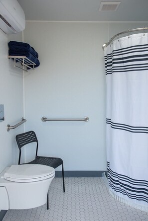 Hair dryer, towels