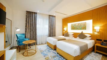 Deluxe-Zweibettzimmer | Minibar, kostenloses WLAN