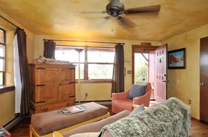 Smart TV, DVD player, books