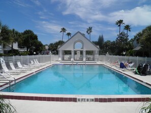 Una piscina riscaldata