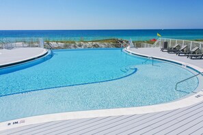 A heated pool - 2BR First-Floor Condo with Private Patio + Pools & Bikes | Magnolia House 102 (Destin)