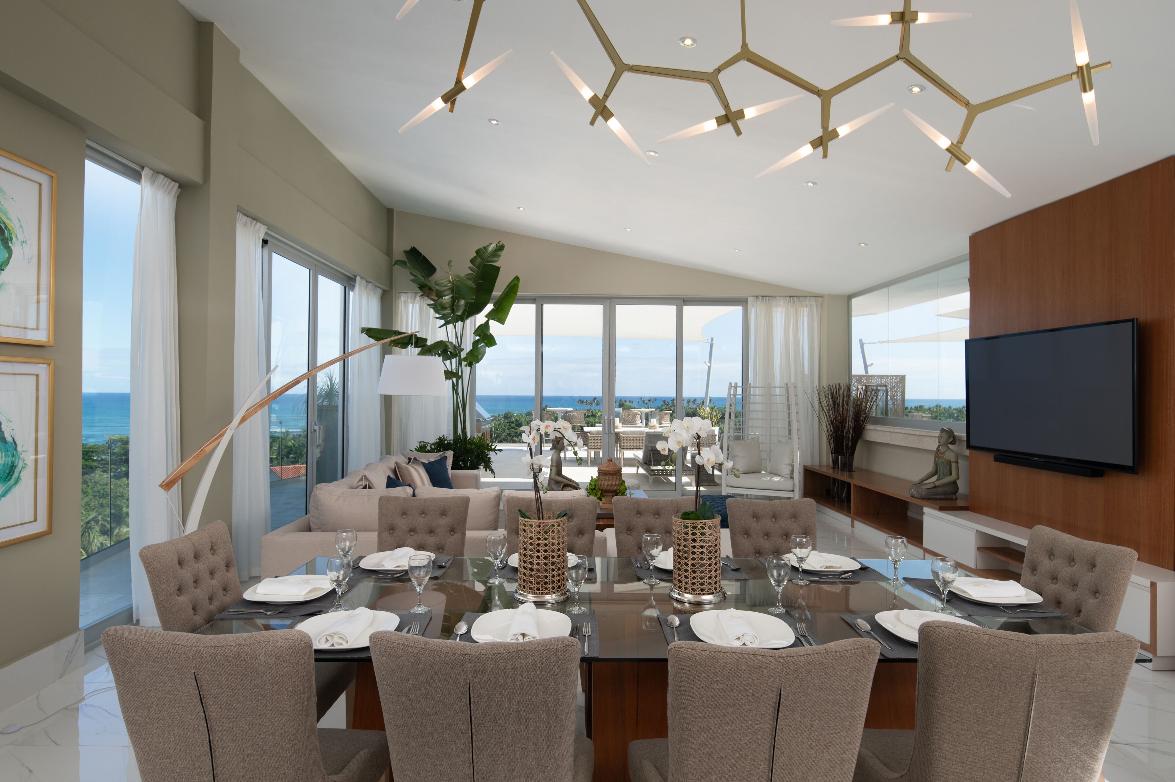 2 bedrooms, desk, laptop workspace, iron/ironing board