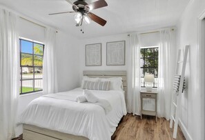 4 dormitorios, tabla de planchar con plancha, wifi y ropa de cama