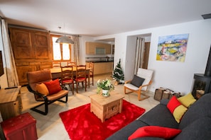TV connectée, cheminée