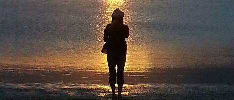 Sun-loungers, beach towels
