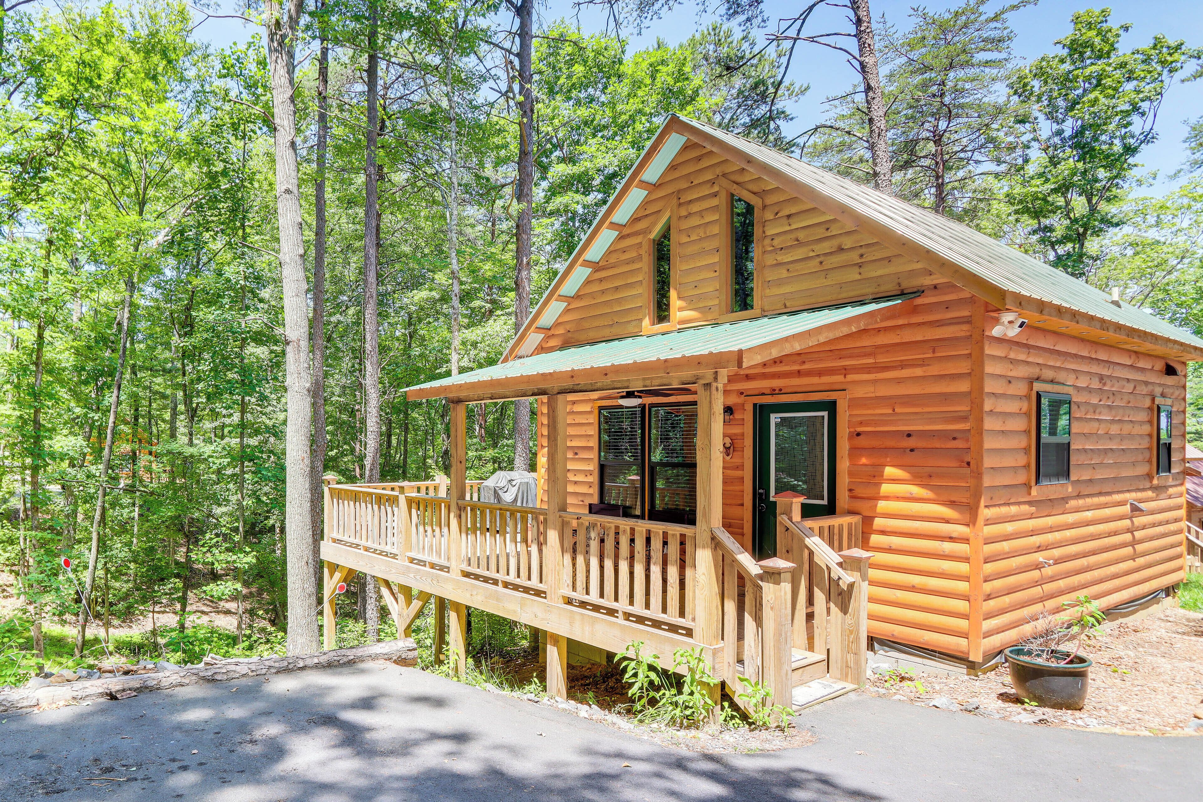 Pet Friendly Smoky Mtns Cabin Near Cherokee Lake!