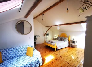 Apartamento urbano | 2 quartos, roupas de cama premium