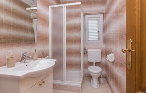 Shower, hair dryer