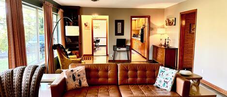 TV connectée, cheminée, jeux vidéo, livres