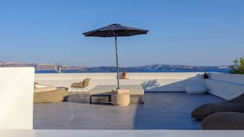Panoramic Suite, Hot Tub, Ocean View | Terrace/patio