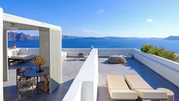 Panoramic Suite, Hot Tub, Ocean View | Terrace/patio