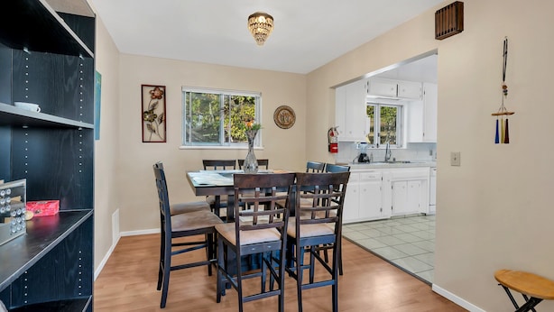 Cabin, Multiple Beds, Kitchen, Mountain View | Dining - House of Color (Mariposa)
