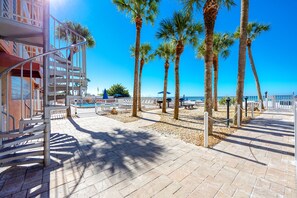 Property grounds - Beachfront Condo, Heated Pool and SPA! (Indian Rocks Beach)