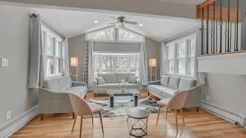 TV connectée, cheminée