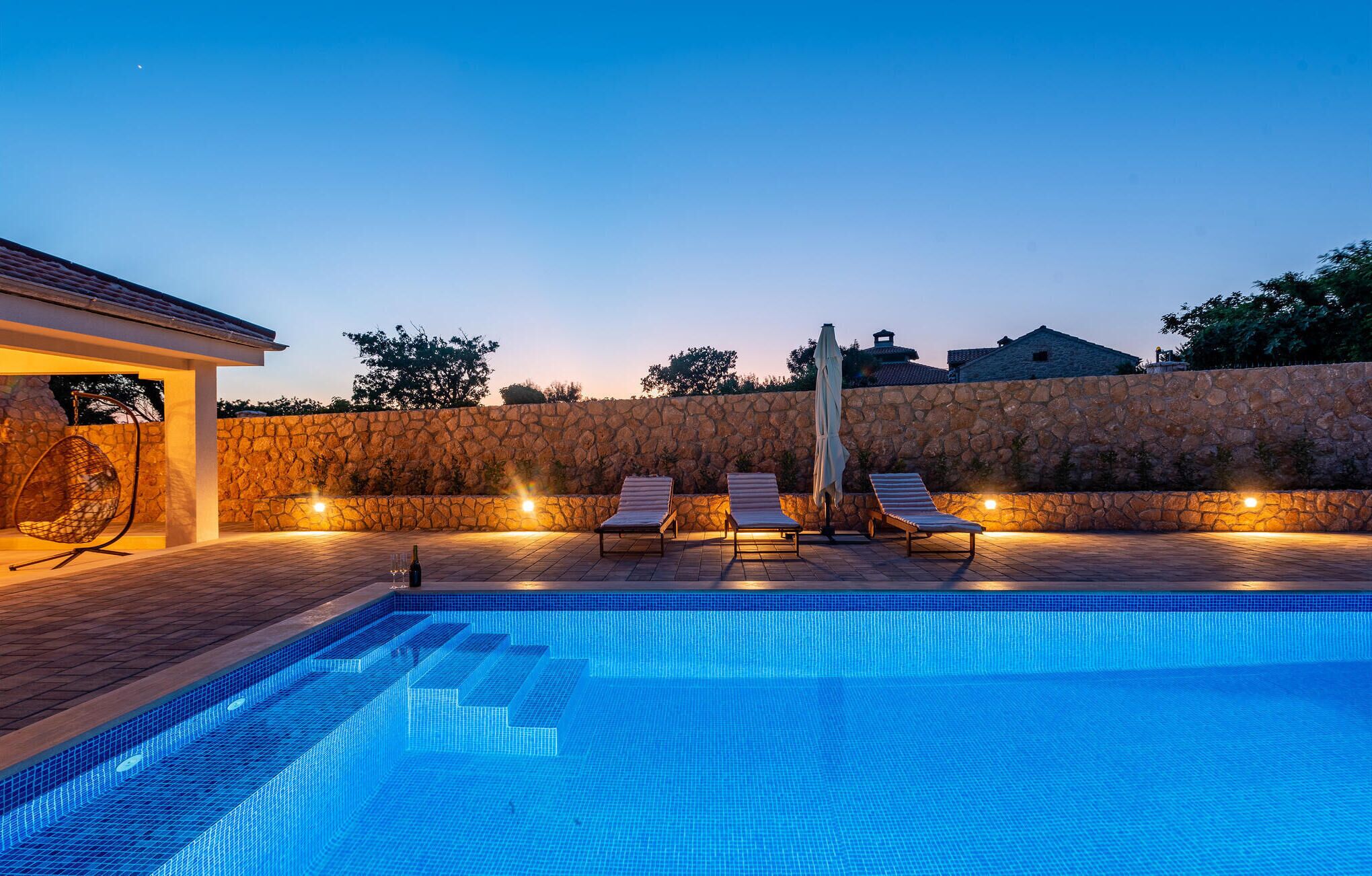 Piscine chauffée