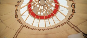 Yellowstone Luxury Tipi sleeps 4, 1 king + 2 twins