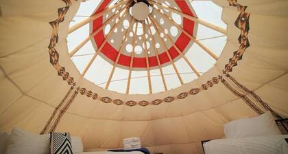 Yellowstone Luxury Tipi sleeps 4, 1 king + 2 twins