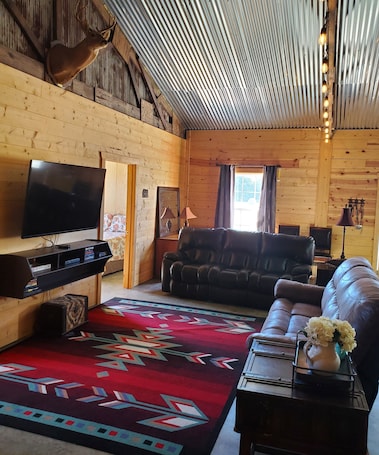 Smart TV, DVD player. House on Mount Magazine