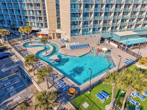 Indoor pool, outdoor pool