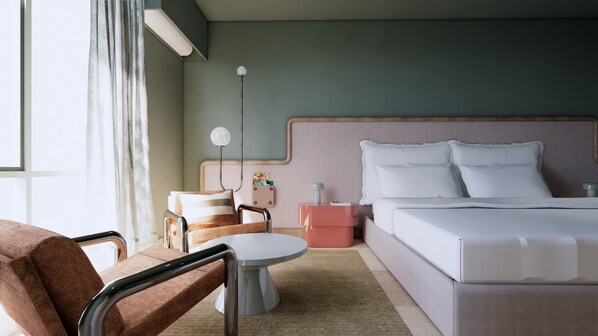 1 bedroom, minibar, individually decorated, individually furnished