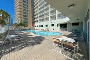 Indoor pool, a heated pool