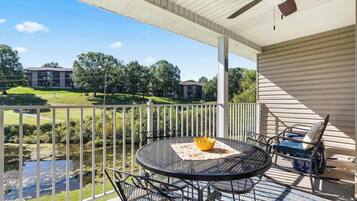 Condo, 1 King Bed with Sofa bed, Patio, Golf View (Vansen's Golfshores) | Outdoor dining