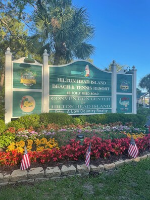 Property grounds - Ocean View! Remodeled! Just Steps to the Beach, large pool and Bar. Gated resort (Hilton Head Island)