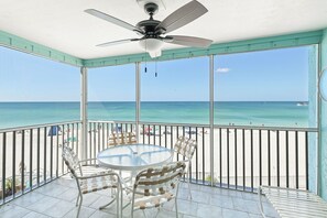 Outdoor dining - Unwind With Gulf Views, Tranquility and Beautiful Sunsets! (Bradenton Beach)