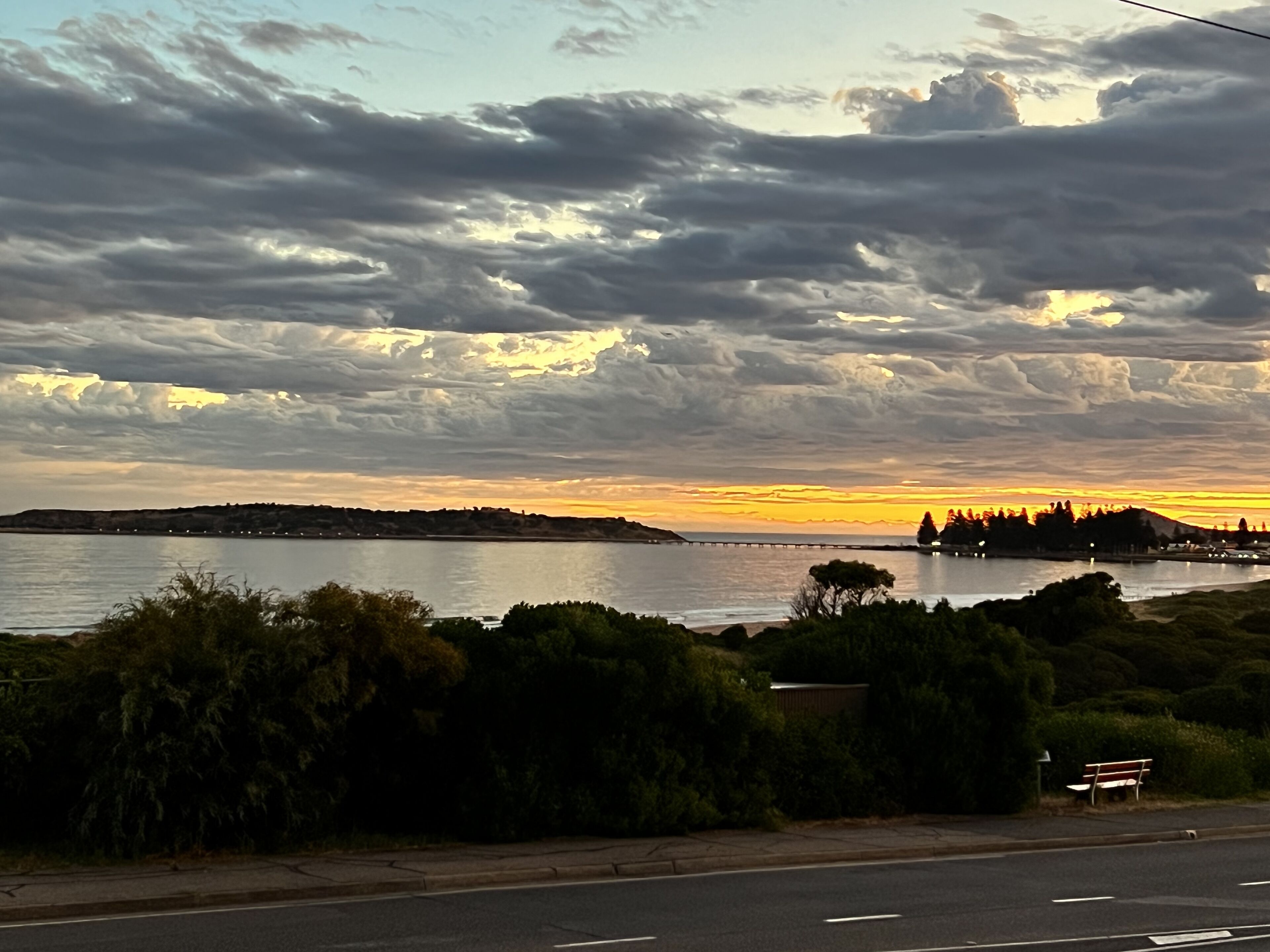 View from master bedroom window