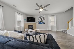 TV, fireplace, Netflix, streaming services