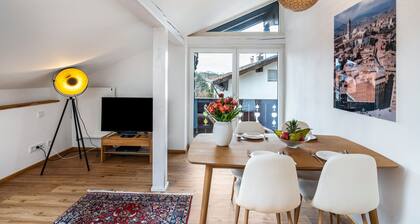 Ferienwohnung "Am See" mit Bergblick, Gemeinschaftsgarten und WLAN