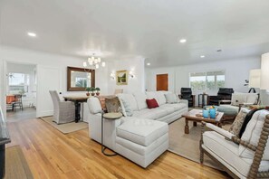 Télévision, cheminée, livres, espaces bureaux