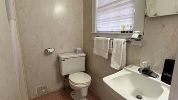 Double Room | Bathroom | Shower, free toiletries, hair dryer, towels