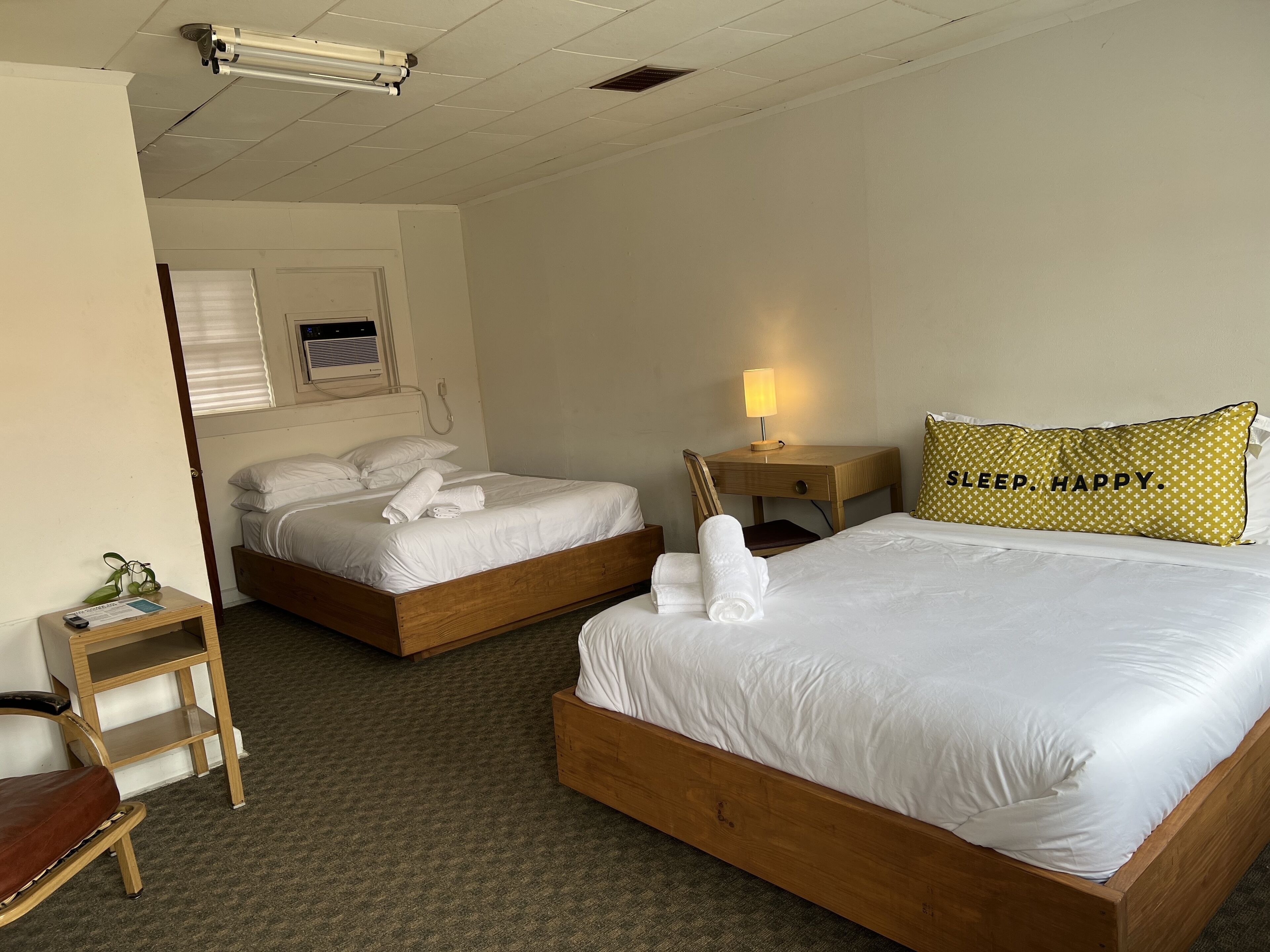 双人房 | 熨斗/熨板、免费 WiFi、床单