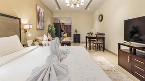 Iron/ironing board, Internet - Serene Studio Apartment In Elite Downtown Dubai (Dubai)