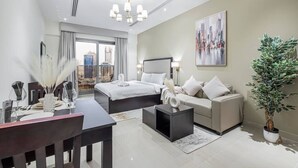 Interior - Serene Studio Apartment In Elite Downtown Dubai (Dubai)