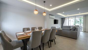 Luxury Villa | Living area | Flat-screen TV