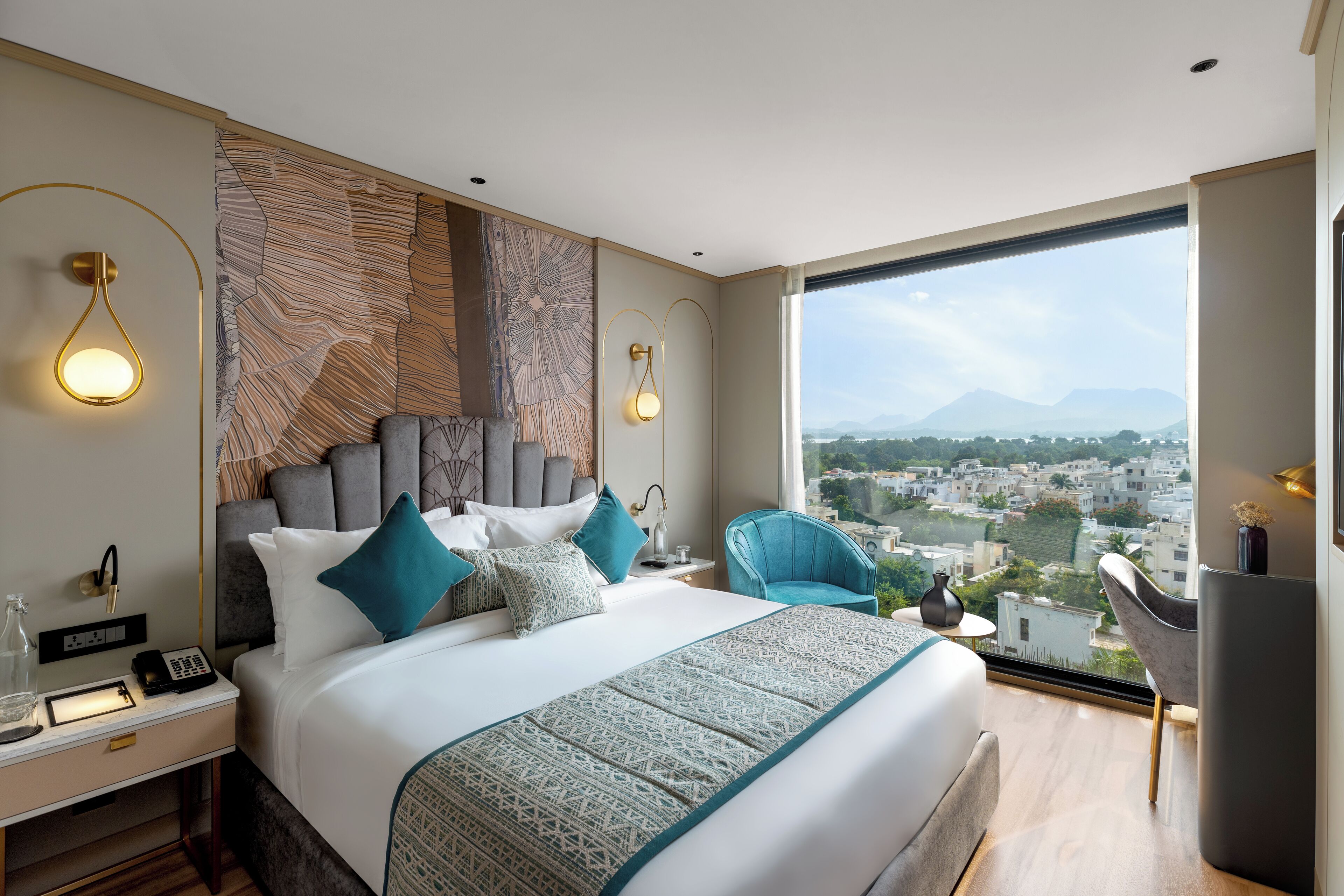 Premium bedding, memory-foam beds, minibar, in-room safe