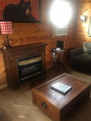TV connectée, cheminée
