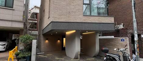 Fassade der Unterkunft