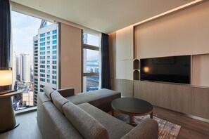 Télévision à écran plat de 50 pouces avec chaînes par câble, télévision