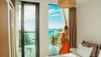 Studio Suite Keluarga | Seprai antialergi, brankas, setrika/meja setrika, dan Wi-Fi gratis