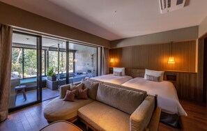 ベーシック ツインルーム | 羽毛の掛け布団、ミニバーのアイテム (無料)、セーフティボックス (室内)、遮光カーテン