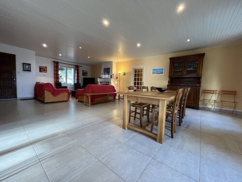 Large family house, 5 rooms, 10 guests, SPA & garden, peaceful, Le Grand-Village-Plage