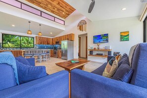 TV connectée, chaîne hi-fi, espaces bureaux