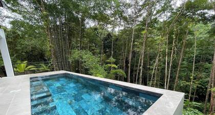 New pool-Jungle-5 min to Uvita-shopping-Beaches.