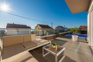 Villa, 2 Bedrooms, Private Pool, Mountain View | Balcony