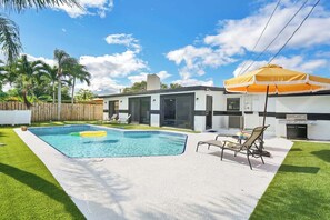 Beheizter Pool