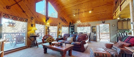 TV, fireplace, DVD player