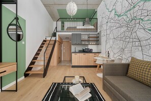 Studio, Balcony | Living room - Studio Zarembowicza Airport by Renters (Wroclaw)